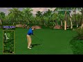 Golden Tee Great Shot on Tahiti Cove!