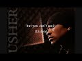 Usher - Simple Things (with lyrics)