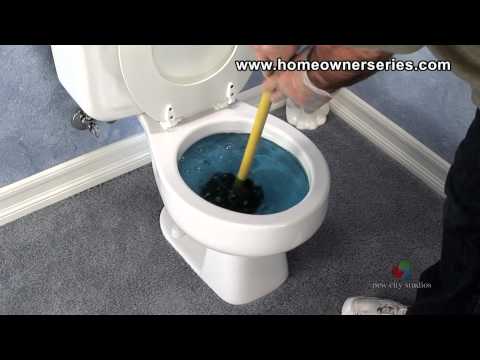 how to drain overflowing toilet