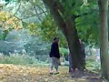 Emma tries to climb a tree