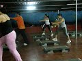 Clase de Aerobicos, con Edgar Martinez, doble Step