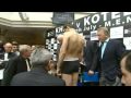 Amir Khan vs Andreas Kotelnik - The Weigh In (18-07-09)