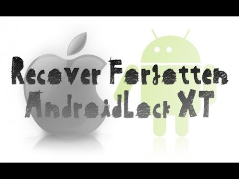 how to recover android lock xt