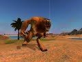 black and white 2 creature fight