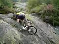 Mountain Bike Crash-MTB-Bike Crash Doug and Ju-a-stin aka Justin