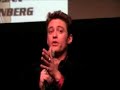 Crispin Freeman corrects fan