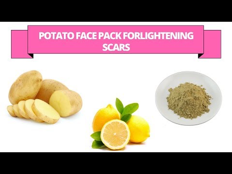 how to apply potato on face