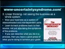 The Uncertainty Syndrome- Rich Schefren The Uncertainty Syndrome- Rich Schefren