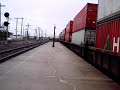 BNSF Local & Stacker @ Galesburg IL