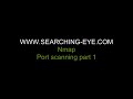 Port scanning by Nmap Part 1