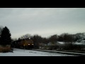 UP 4753 GALCWY and BNSF 5743 Loaded Coal Train