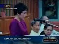 Erap guilty of plunder hatol ng bayan