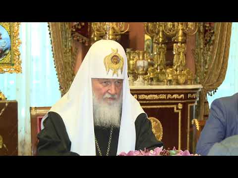 Президент Игорь Додон провел встречу со Святейшим Патриархом Московским и Всея Руси, Кириллом