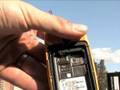 Samsung a837 Rugby (AT&T) - Dropped From a Crane! Sorta