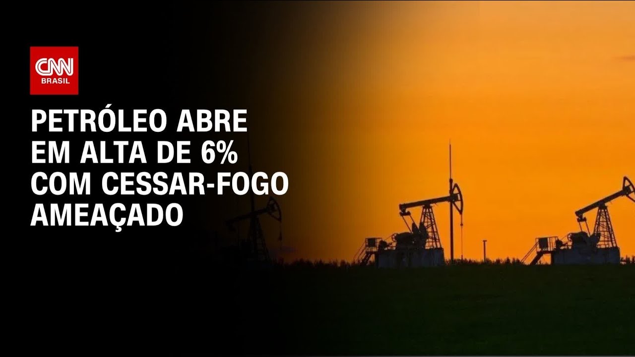 Petróleo abre semana em alta de 6% com cessar-fogo incerto | CNN PRIME TIME