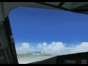 Jet plane CRJ700 taking off (simulator)