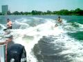 Skurfing on the Swan River WA