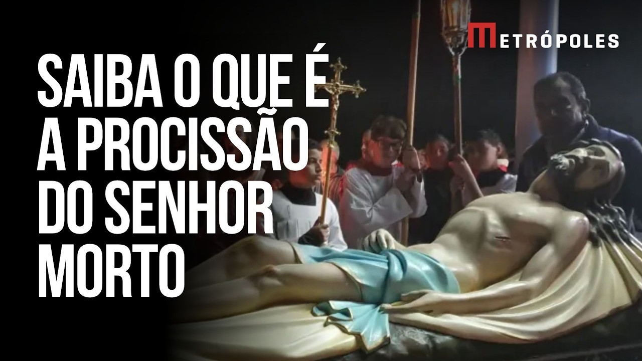 Entenda o que é a Procissão do Senhor Morto