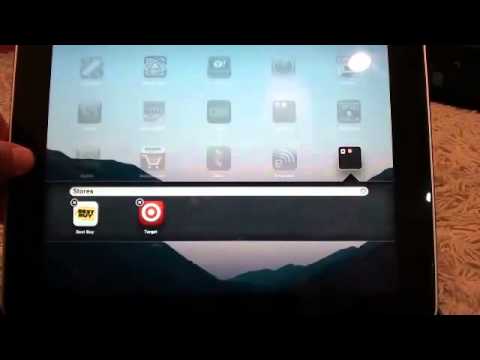 how to organize ipad apps