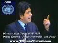 discurso alan garcia onu 1985 1era  parte deuda   fmi