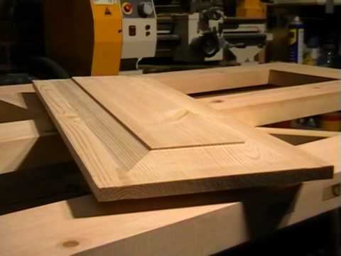 making doors - Full details at http://www.iDoStuff.co.uk. How to make a timber external door. This forth part shows how to make raised panels using a simple jig and straigh...