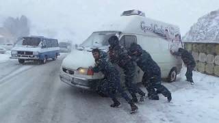 Ձյուն, փակ ճանապարհներ, մերկասառույց. ձմեռային խորհուրդներ վարորդներին (տեսանյութ)