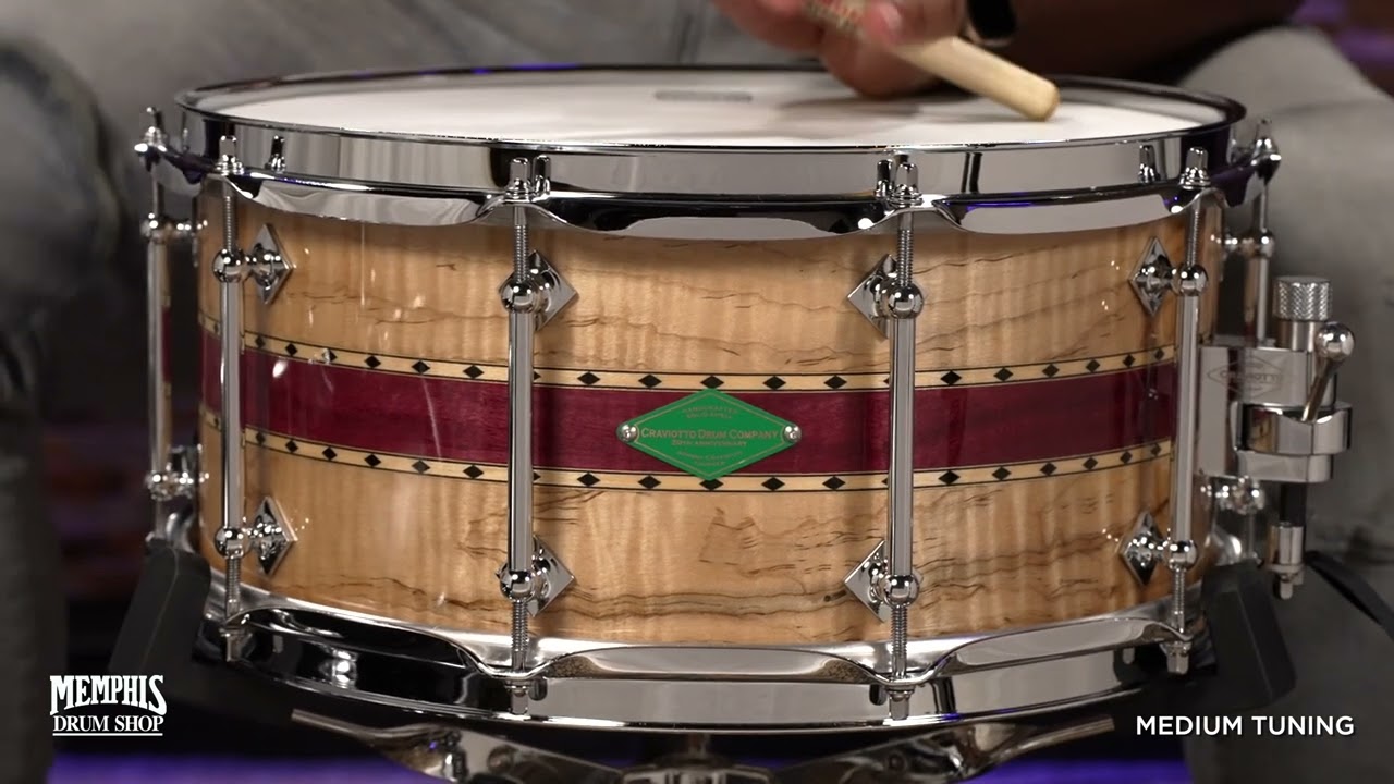 Craviotto Snare Drums at Memphis Drum Shop