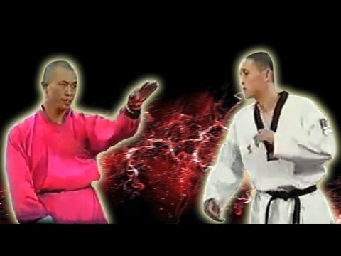 Monk - The BEST QUALITY on Youtube!! HD Original Quality (With Sound) Here we see clearly, the full fight between a Shaolin Monk & TKD Master. Please leave a 'Like'...