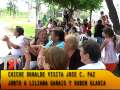 CHICHE DUHALDE JUNTO A LILIANA GARAIS COMPARTIERON UN ALMUERZO POPULAR EN JOSE C PAZ
