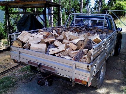 Homemade Firewood Processor