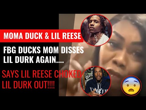 LIL Reese & Moma Duck Argue on Social Media! FBG Duck's Mom Claims Durk Got Choked Out & FEDs Coming
