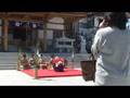 安居神楽（藤神楽）～【４】長刀の舞、平成２０年４月２０日、石鎚神宮にて奉納