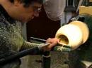 Woodturning a bowl on the VB-36