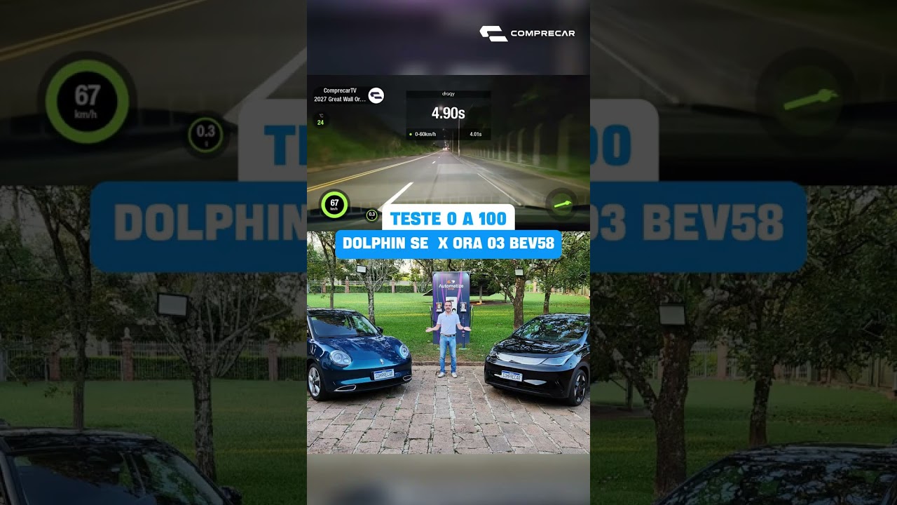 BYD Dolphin SE vs GWM Ora 03 Bev58 - Zero a 100