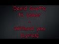 David Guetta Without You (ft. Usher)