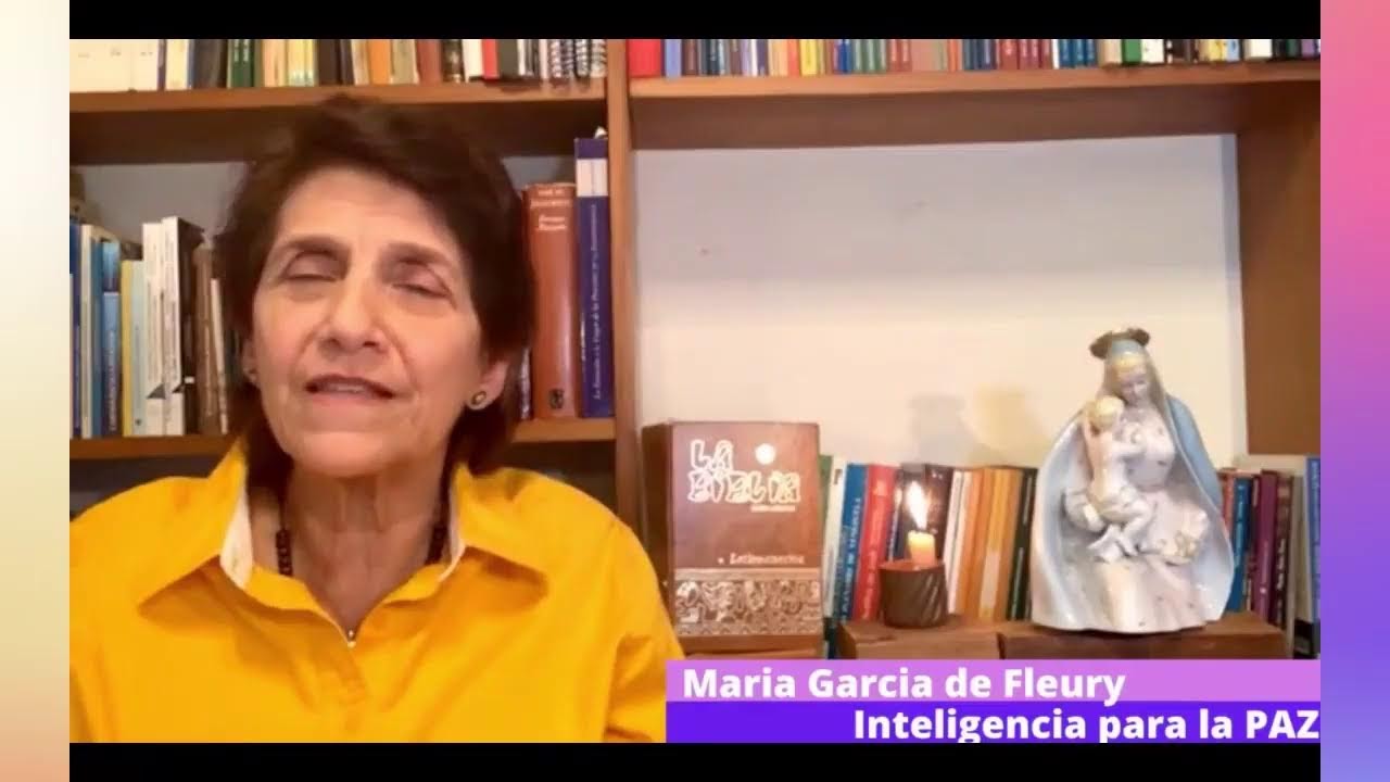 San Lucas Medico y Pintor con Maria Garcia de Fleury en Inteligencia para la paz