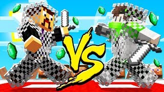 i started a Minecraft street fight on our Minecraft Server..
