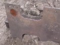 50 BMG Armor Piercing a big steel plate.