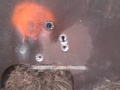 50 BMG Armor Piercing a big steel plate.
