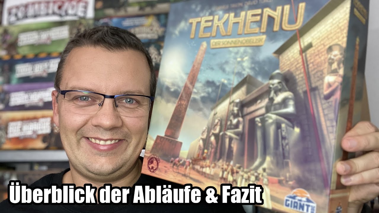 Tekhenu (Giant Rock) - Expertenspiel - ab 12 Jahre Überblick der Abläufe und Fazit