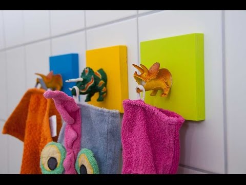 DIY Handtuchhaken für Kinder