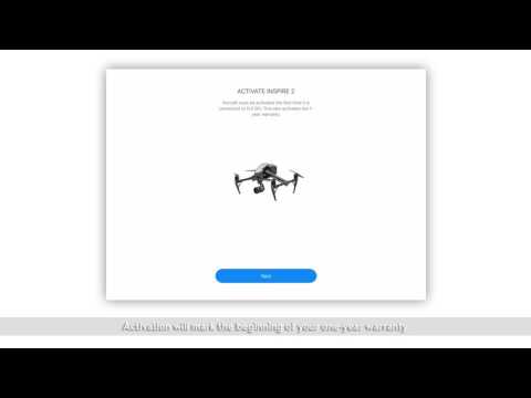 DJI Inspire 2 - Activating the Inspire 2