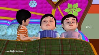 Ten In The Bed Nursery Rhyme - 3D Animation English Rhymes&Songs For Children (Ten In A Bed)