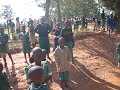 Schoolkids loved to run out and watch us