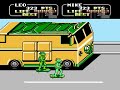 publication: tasvideos.org tmnt2 is a classic beat-em-up game with 4 classic main characters: raphael, leonardo, michelangelo and donatello. leonardo and michelangelo are the two turtles used in this movie. with two players, the game spawns around 8/5 more enemies than with one player. also the boss hp has been increased. while this run is slower than the one player run, the author makes up for it in entertainment with one turtle fooling around while the other turtle is attacking.