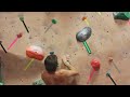 Qualifying round at Earth Treks in Columbia, MD. Bos and AlexP can't match the pinch, Daniel Woods sends it (flash?) and then brushes off 