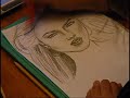 Drawing of Adriana Lima