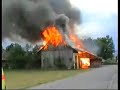 Stützpunktfeuerwehr Meilen - Scheunenbrand Meilen 2005