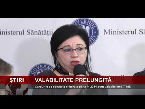 Cardurile de sănătate eliberate până în 2014, valabile încă 7 ani