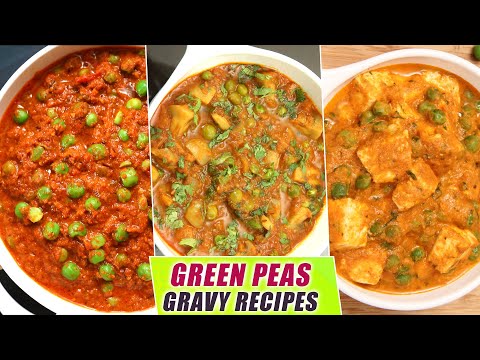 Green Peas Curry Recipes😋| Matar Curry | Winter Special Gravy Recipes |Veg Chilli Milli |Peas Masala